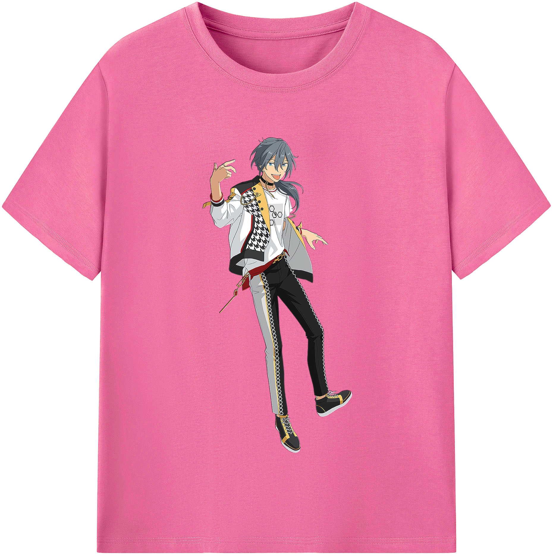 （画像用） あんさんぶるスターズ! Ensemble Stars レディースカジュアルプリントTシャツ（綿100％）